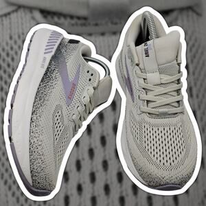 Brooks Ariel GTS 24 Women's 8.5 Medium B Running Shoes Mercury Ebony Lavender